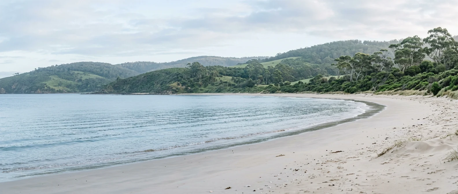 Serene Australian coastal morning